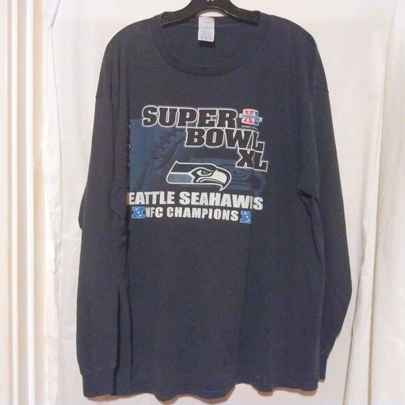 Delta Other - Vintage 2006 NFL Super Bowl XL Shirt XL Seattle Seahawks Y2K Fanwear Streetwear